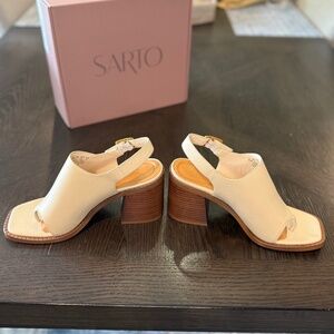 Franco Sarto Beige Sandals Atlas Slingback Sandal